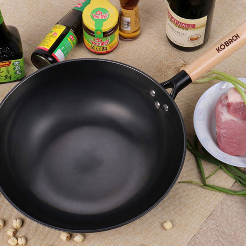 康巴赫中华老铁锅-炒锅套装32cm(无耳) CZH32A1高清大图