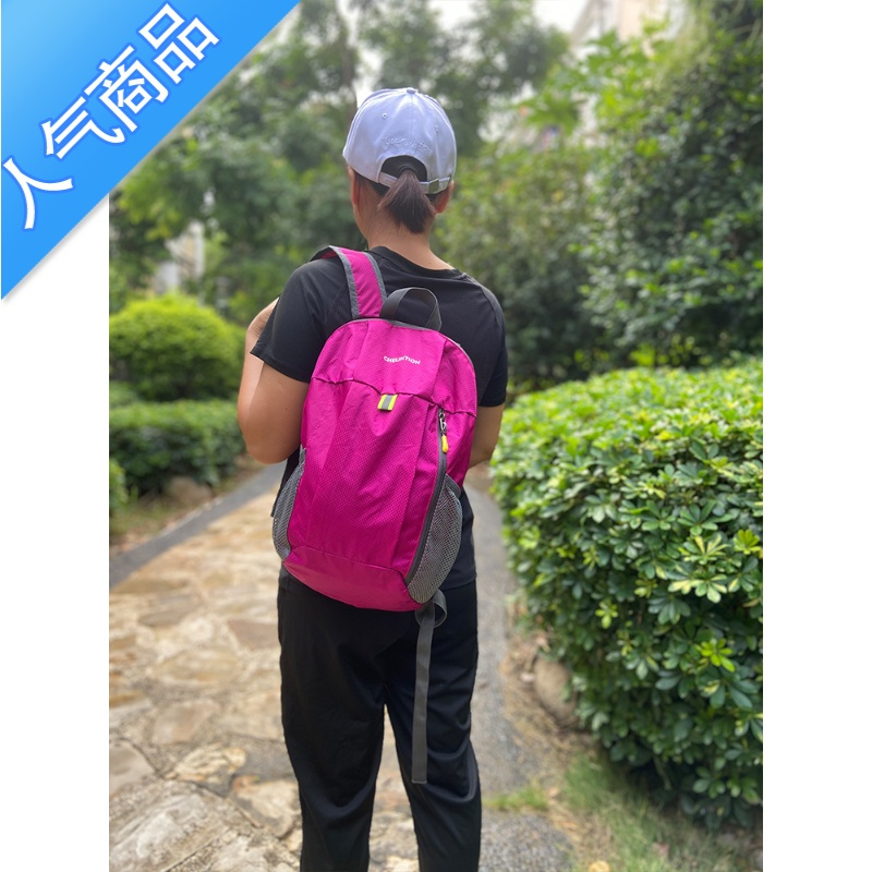 FENGHOU儿童夏季薄款超轻小背包男户外运动双肩包女小学生轻便补习补课包学生书包