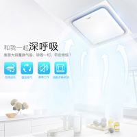 奥普(AUPU)换气扇浴霸旗舰店普通集成吊顶式系列BP16-25D卫生间厨房超薄嵌入式强劲排气换气排风扇