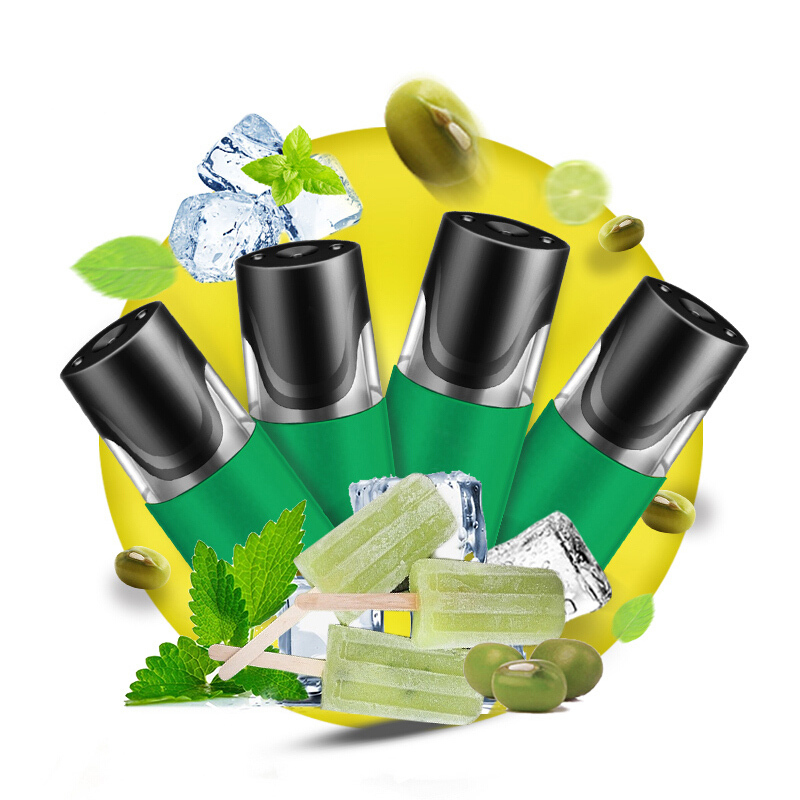 mt烟具moti绿豆冰沙 moti魔笛电子烟烟弹水果味2019新款大烟雾mt二代