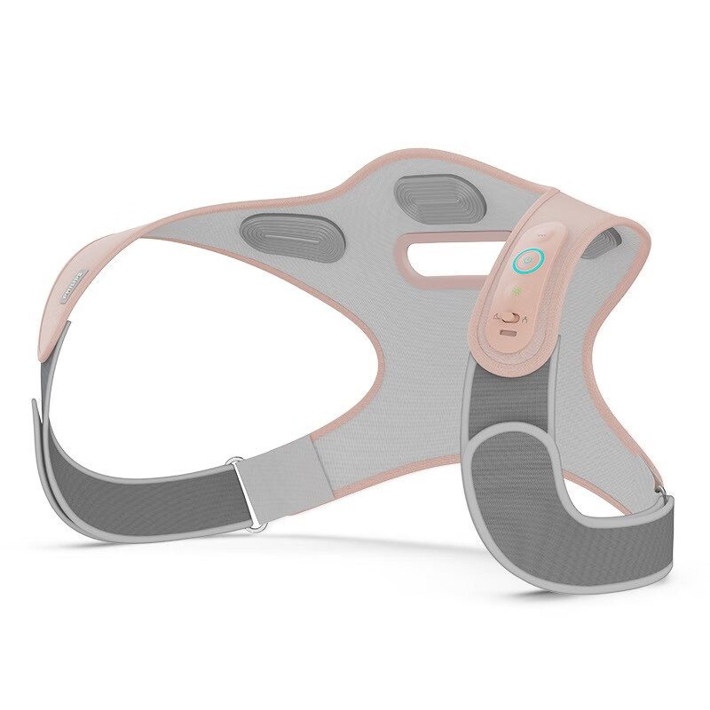 飞利浦(PHILIPS)按摩背带仪 弓背提醒坐姿矫正 热敷背部按摩器 青少年成人通用 肩背按摩仪挺背矫姿S码-100斤以高清大图