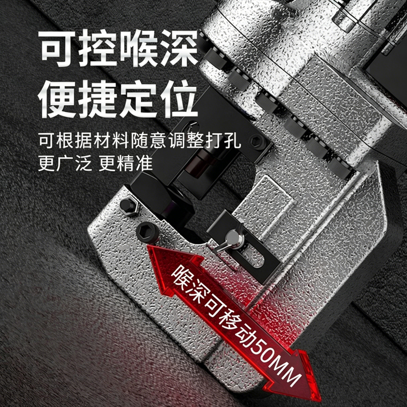 CIAA德国电动液压冲孔机角铁槽钢手提式角钢不锈钢打孔打眼开孔机高清大图