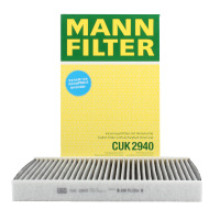 曼牌(MANN)活性炭空调滤CUK2940适配雪铁龙C4L/凯旋/经典世嘉/谛艾仕/标致/风神/C4毕加索