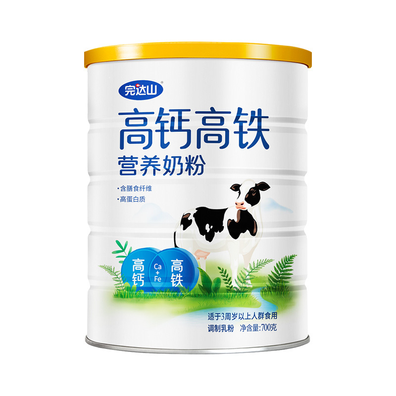 完达山 高钙高铁营养奶粉700g牛奶粉