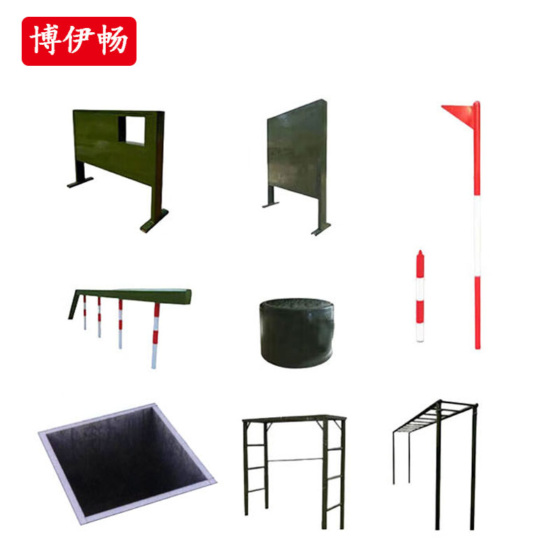 博伊畅 400米障碍体能训练器材 转折旗高清大图