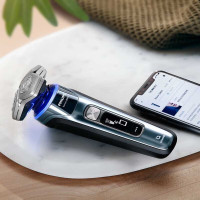 飞利浦(PHILIPS)剃须刀电动男士刮胡刀 奢华9系肌送男友礼物 痘痘肌专属送老公送男友[蜂巢9系Pro]S9932