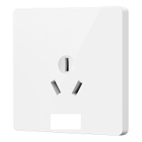 墙壁插座 三孔插座 暗装面板/个(BY)