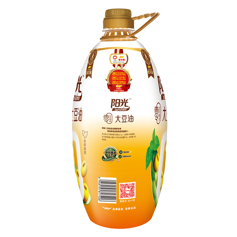 金龙鱼 阳光零反式脂肪大豆油5L