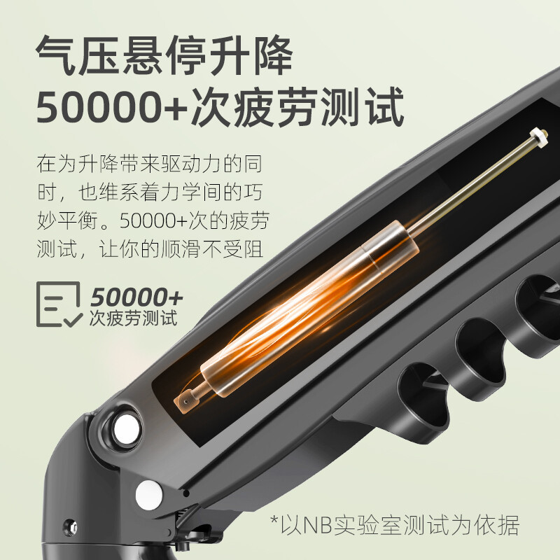 NB F160 显示器支架双屏 电脑显示器支架臂双屏 显示器屏幕支架 电脑支架台式双屏 双显示器支架显示器增高架
