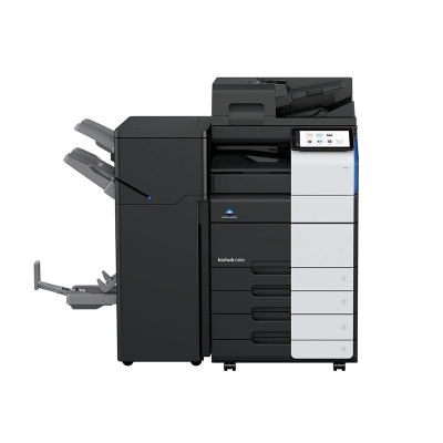 柯尼卡美能达Bizhub C550i A3彩色多功能复合机 主机 双面同步扫描输稿器 四纸盒落地 排纸装订处理器