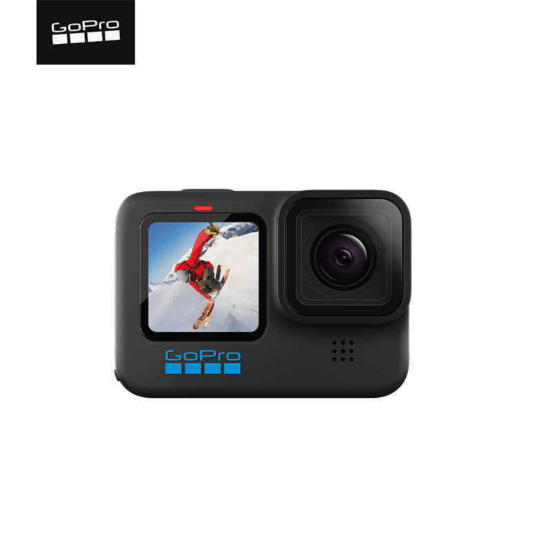 GoPro HERO10 Black 运动相机 户外摩托骑行 潜水防水防抖相机 Vlog数码运动摄像机 旅拍照相机