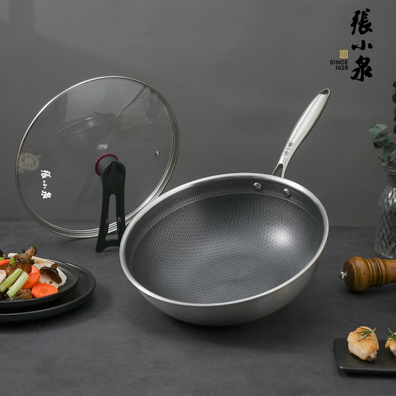 张小泉 超耐磨蜂窝不粘锅C31800100 30cm高清大图