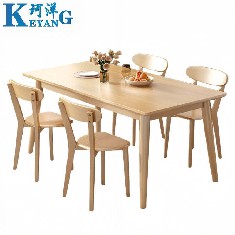 珂洋 餐桌椅 一桌四椅(路易斯椅) 套高清大图