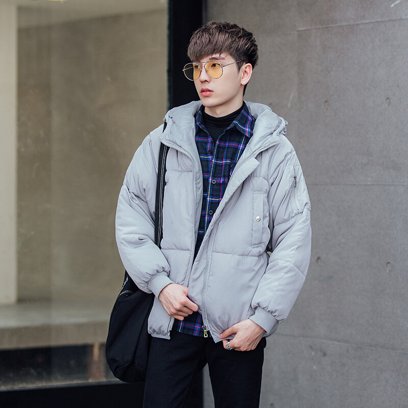 港仔风男士韩版面包服棉衣外套靓仔情侣款棉袄羽绒棉男棉袄