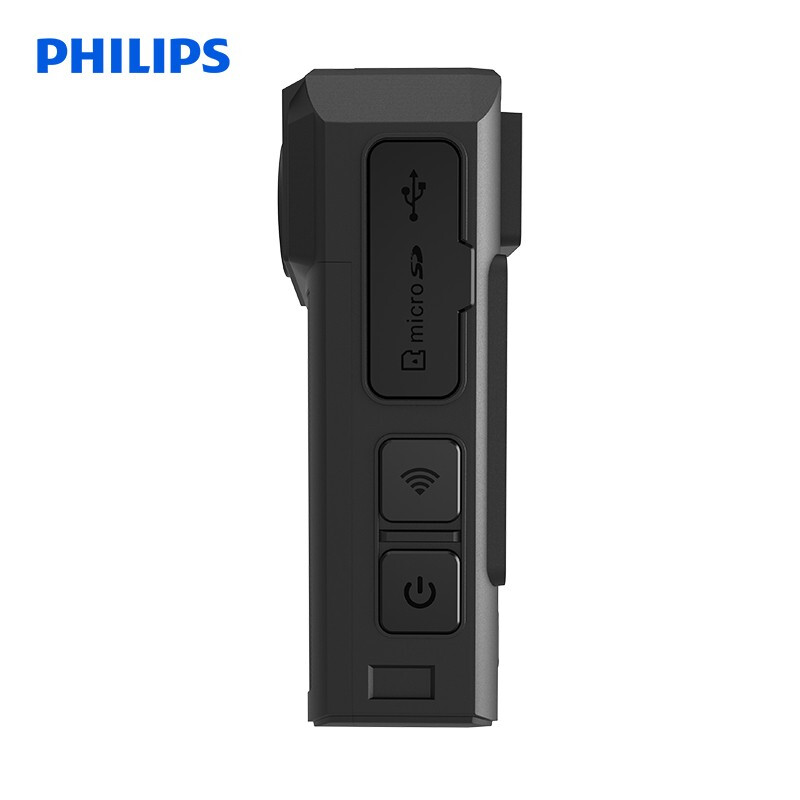 飞利浦执法记录仪VTR8203 4K摄像GPSAPP操控高清拍照记录仪 现场记录仪 256GB高清大图