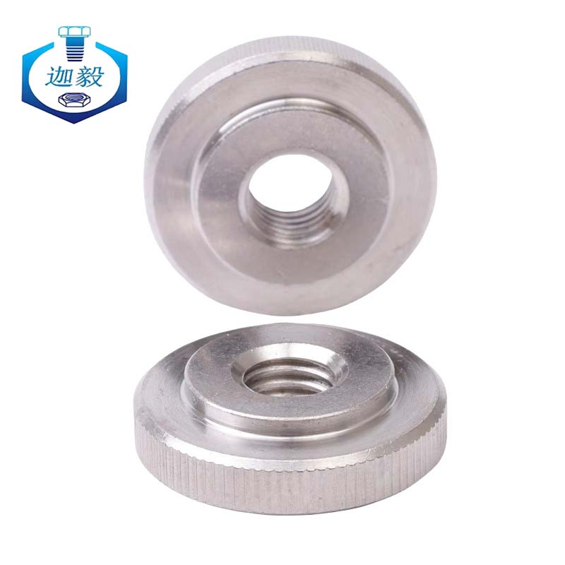 迦毅滚花薄螺母M6个高清大图