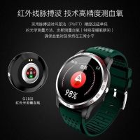 普利邦(PULIBANG)医疗智能手环血压实时监测心率报警血氧心电图HRV睡眠检测运动计步多功能老人男女手表华 深邃