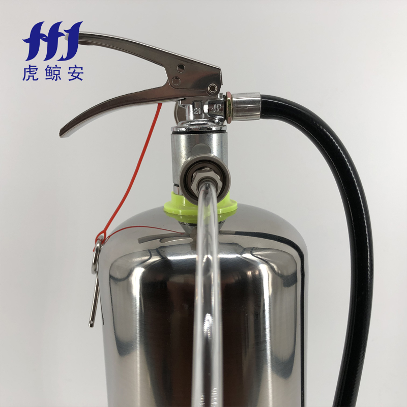 虎鲸安 (HJ)消防训练304不锈钢灭火器 消防演习训练专用3KG(含气管+注水管)单位:套