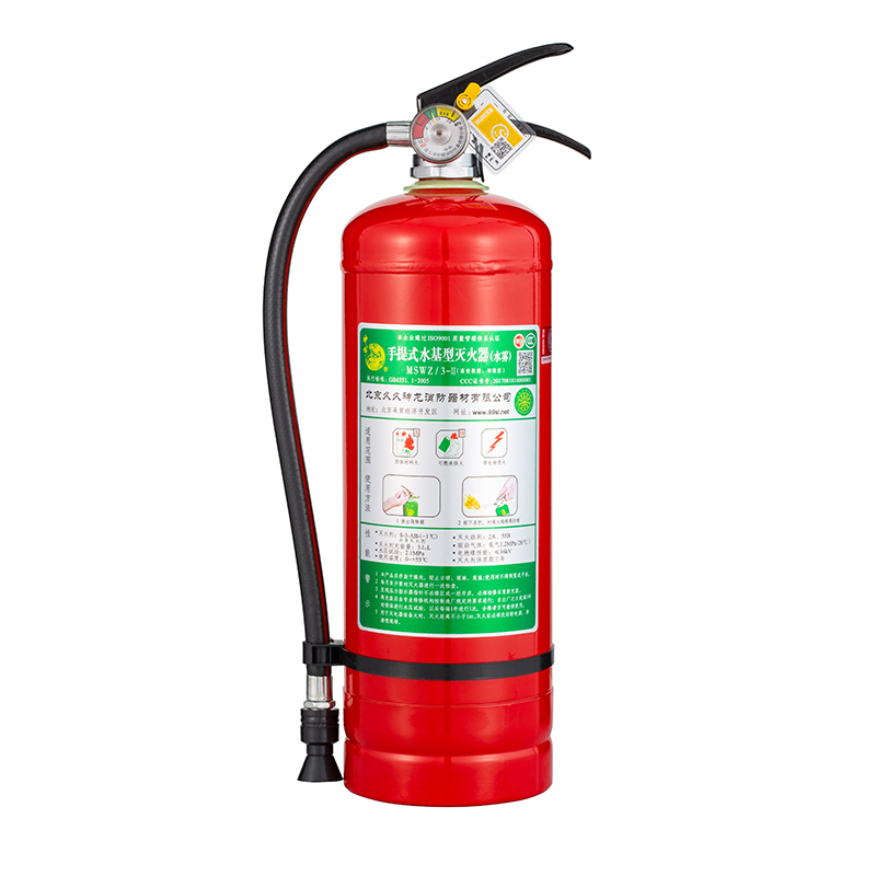 神龙 灭火器 增强型水基型(水雾)环保灭火器3升 车载家用及商用灭火器3L MSWZ/3-II 消防器材