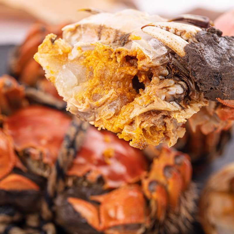 活蟹自然译鲜活螃蟹精品红膏生鲜大闸蟹公3035两母2025两4对8只装