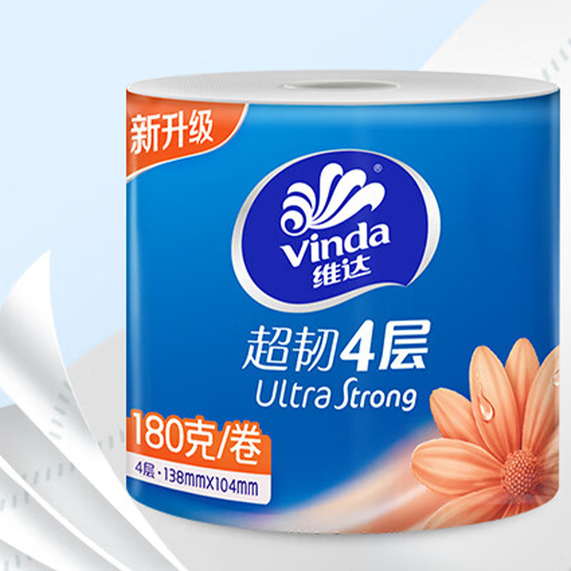 维达有芯卷纸180g*10卷*1提VS4588-1T超韧系列(包装随机)高清大图
