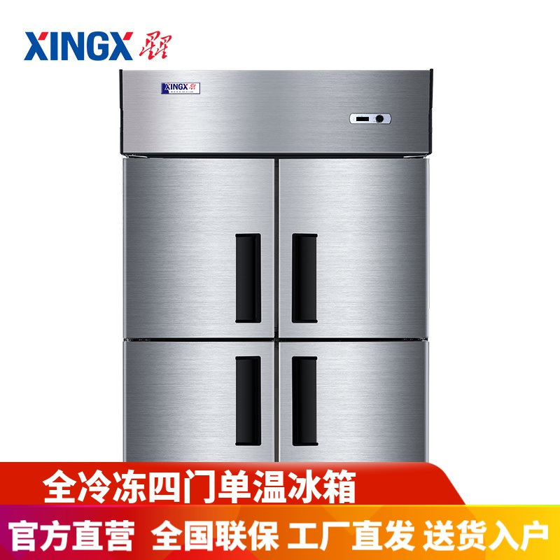 星星(XINGX)BD-860Y 商用四门冰柜 立式全冷冻冰箱 冷柜冷藏冷冻保鲜厨房柜