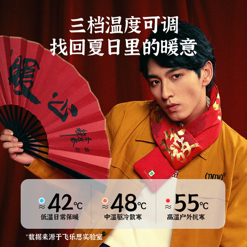 飞乐思电热围巾充电智能发热保暖FW-010141(颜色随机)高清大图