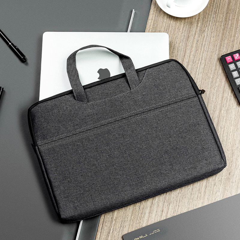 伴公式B1108商务手提公文包经典款深灰色1个高清大图