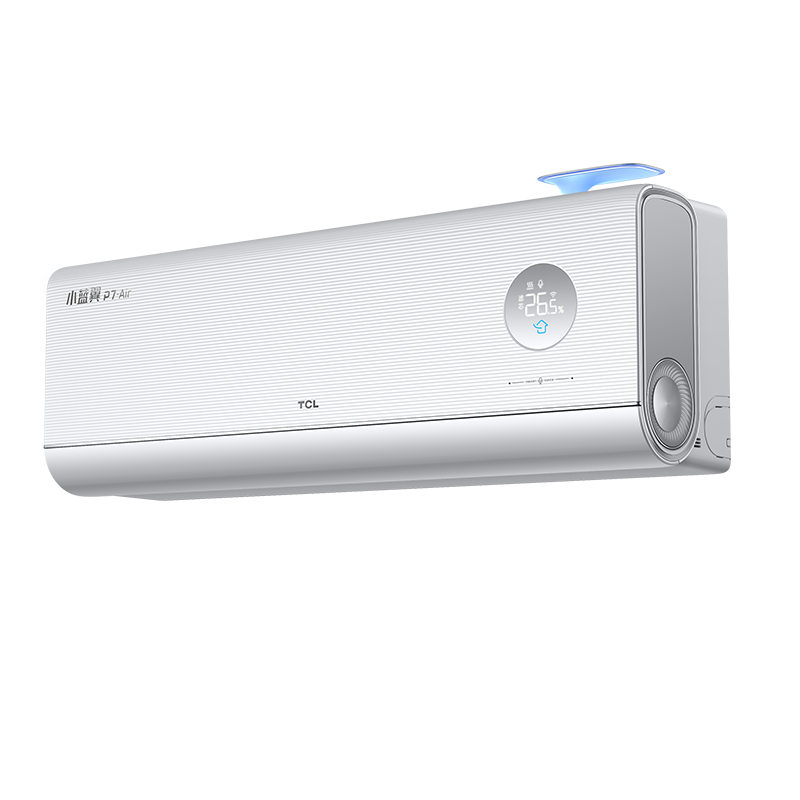 TCL新风空调 1匹 新一级变频 离线语音控制 30㎥/h大新风量 小蓝翼P7 KFR-26GW/YP7Cb+B1