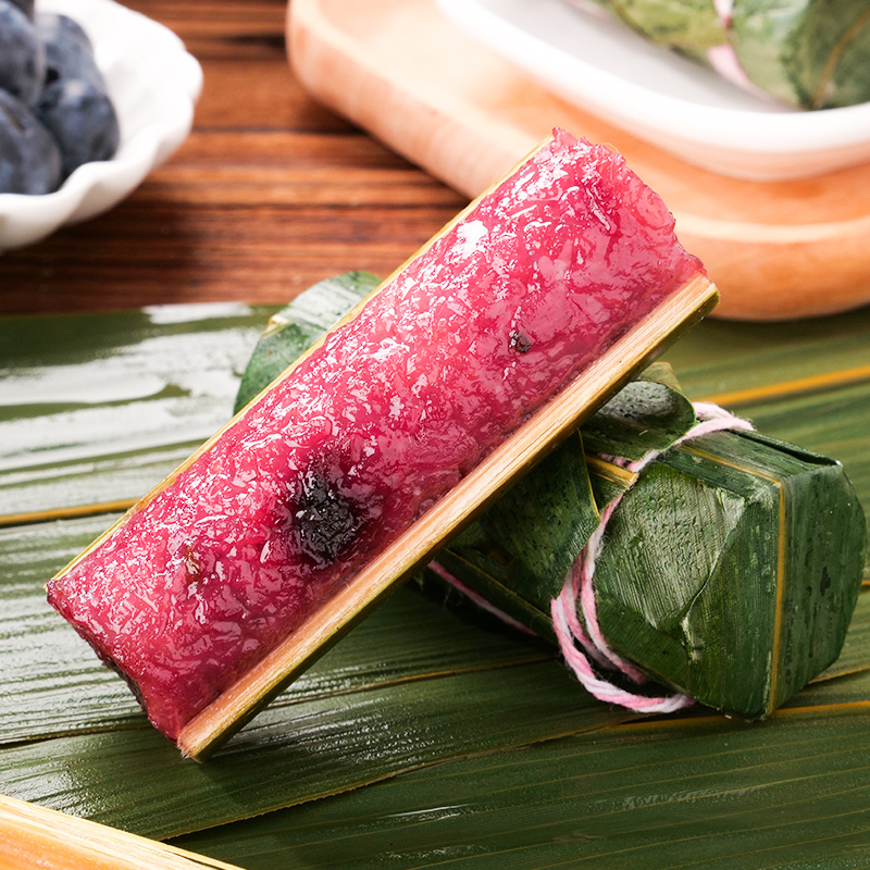 刻凡蓝莓竹筒粽120g 竹筒粽子特产批发端午节礼品员工福利素粽肉粽