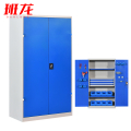 班龙工具柜内二抽+挂板灰蓝套色台