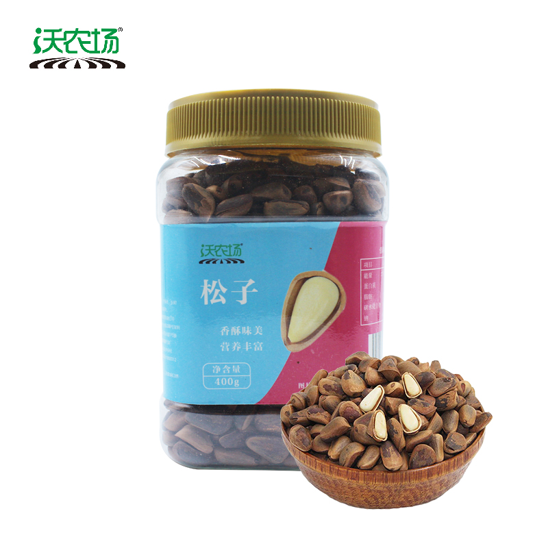 沃农场榛子松子组合660g/组高清大图