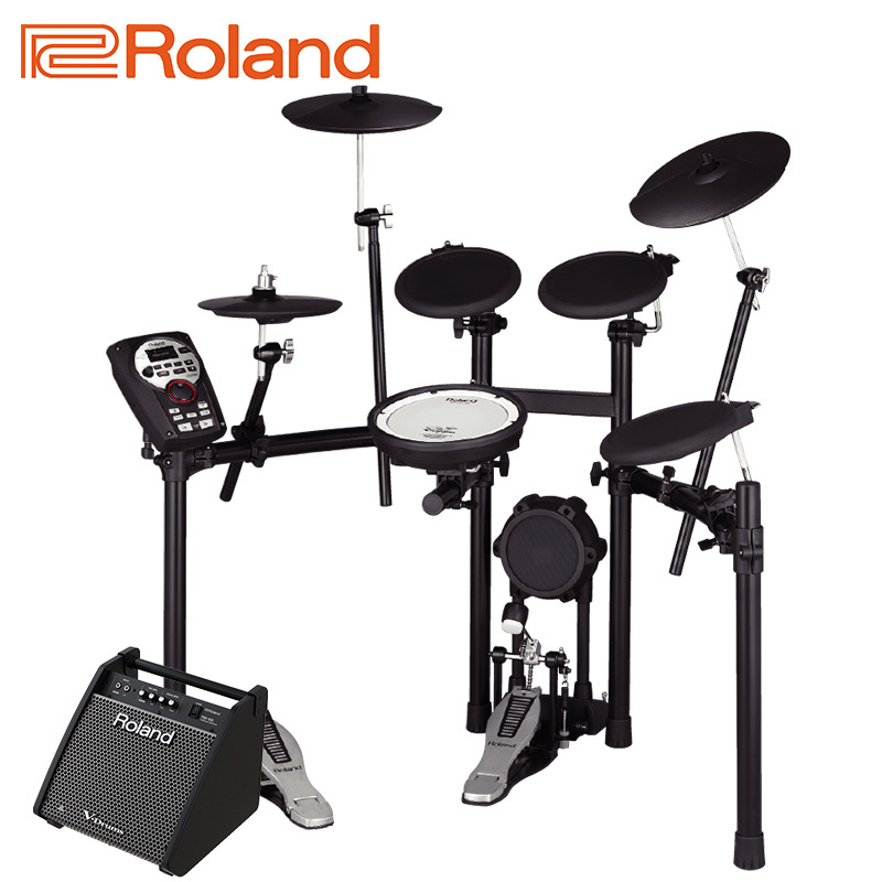 罗兰(Roland)电鼓TD-11K电子鼓入门演奏儿童练习演出通用电架子鼓 TD11K五鼓四镲三镲电鼓+音箱套装