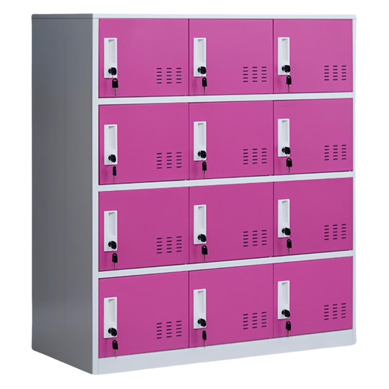 珂洋 存包柜 十二门(红白套色) 台高清大图