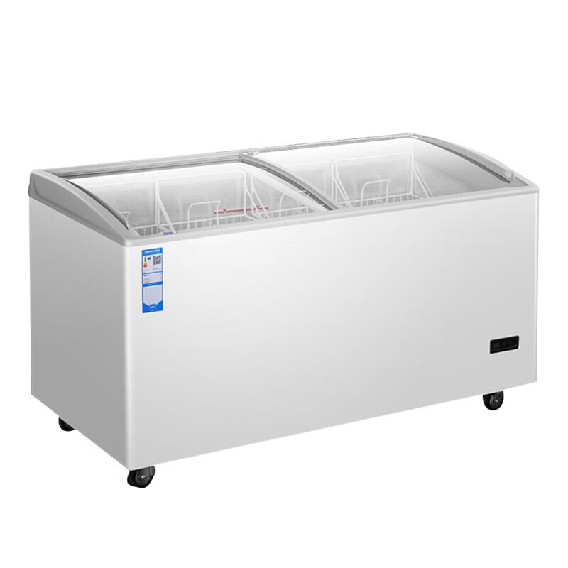 海尔(Haier)展示柜商用冰柜 全冷冻超市便利店雪糕速冻柜 电子温控卧式弧面玻璃门雪柜 518升商超展示柜 弧面518高清大图