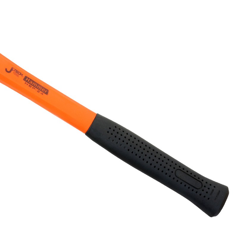 捷科圆头锤羊角锤玻璃纤维手柄铁锤家用手锤铁榔头锤子木工 32oz圆头锤HBP-32高清大图