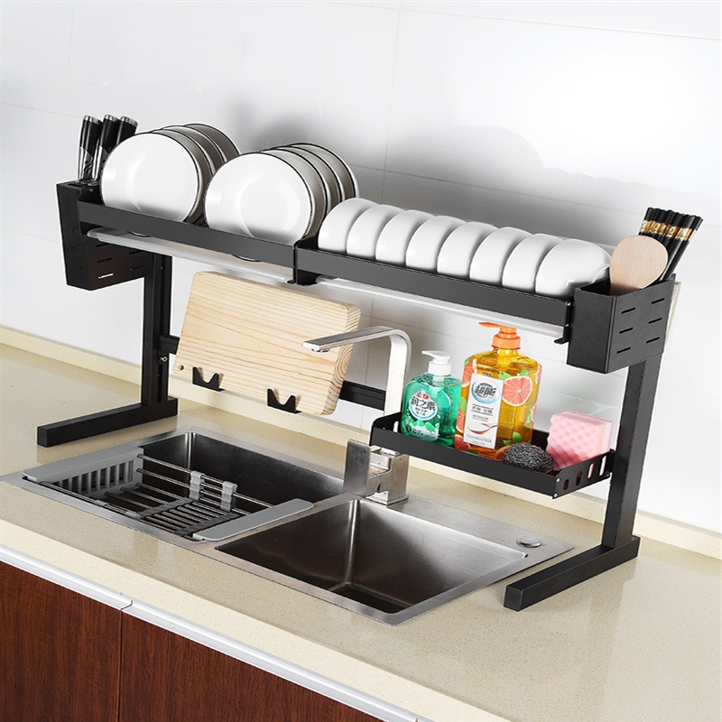 水槽架沥水架子太空铝厨房置物架纳丽雅厨房挂架水池放碗碟盘架收纳架