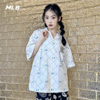 MLB 运动衬衫T恤男女情侣同款短袖复古老花外套 3AWSM0533-50WHS
