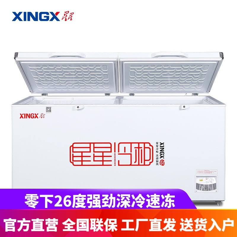 星星(XINGX) BD/BC-528GE 518升冰柜 厨房商用保鲜设备 大容量 冷藏冷冻两用转换柜 超大冷柜