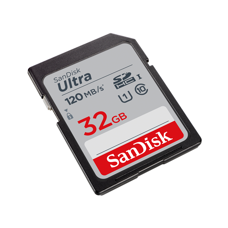 闪迪(SanDisk)32GB SD存储卡 C10 读速120MB/s 捕捉全高清 佳能尼康等数码相机理想伴侣