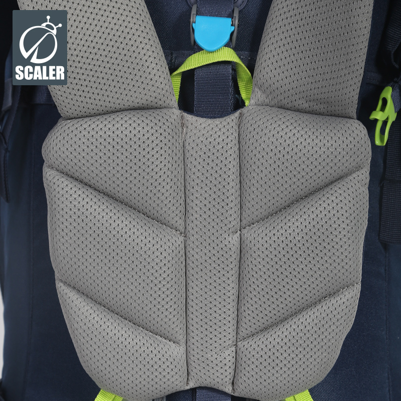 思凯乐(SCALER)Z8322015户外新款登山包60L大容量耐磨抗撕裂徒步露营旅行双肩背包 蓝色服饰