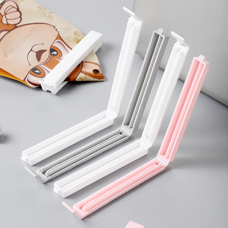 家柏饰corated袋子封口夹食品袋保鲜密封夹家用奶粉零食封口防潮塑料