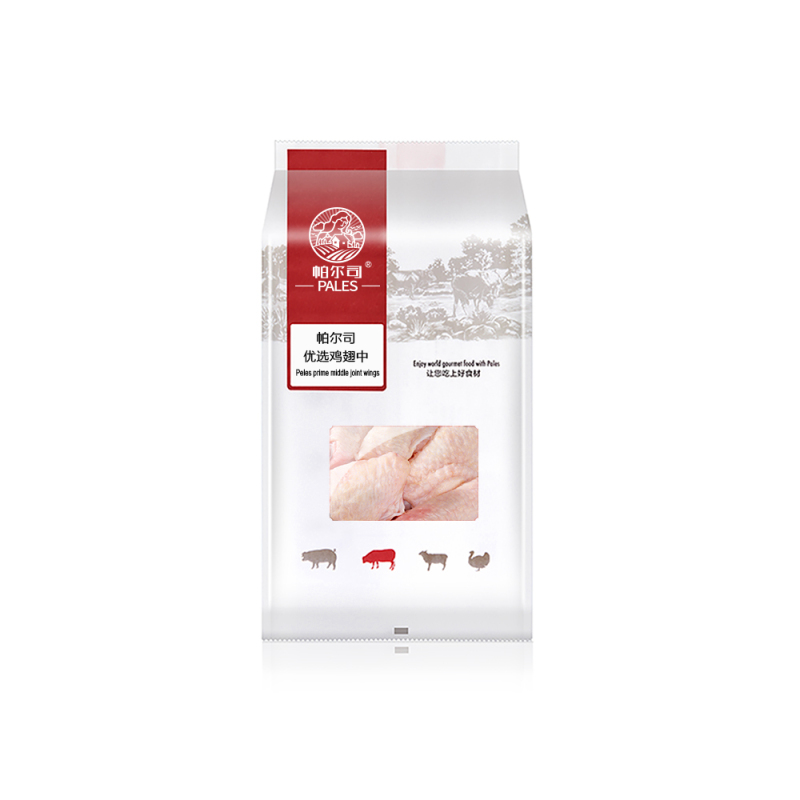 帕尔司优选鸡翅中1Kg 烧烤卤味食材