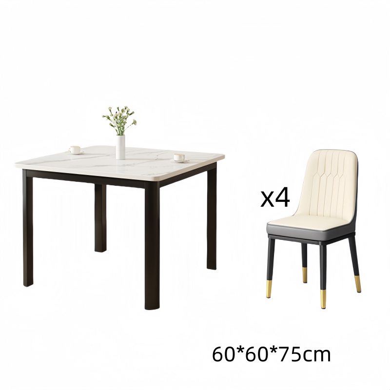 锁匠 方形餐桌60cm+4椅套高清大图