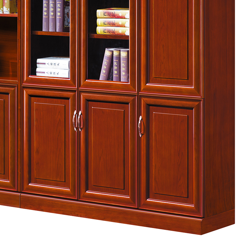 臻远 ZY051439 木质文件柜展示柜油漆贴木皮资料柜书柜 组合柜高清大图