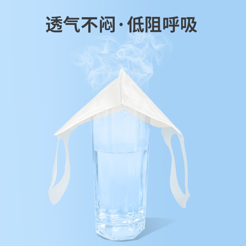 大脸口罩3d立体黑白防晒不勒耳男潮款薄款女高颜值显脸小一次性-30个装;白色高清大图