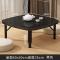 黑色升级方桌(60*60*35) 折叠小方桌家用小桌子简易吃饭桌炕桌地毯桌榻榻米床上书桌电脑桌
