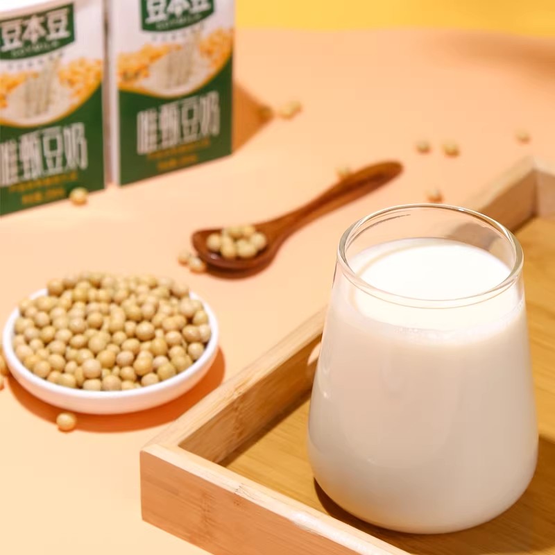 豆本豆唯甄豆奶250ml24盒整箱营养早餐植物蛋白饮料原味谷物高清大图