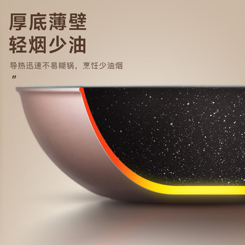 爱仕达(ASD)锅具套装不粘炒锅煎锅汤锅带蒸屉套装锅明火磁通厨具套装高清大图