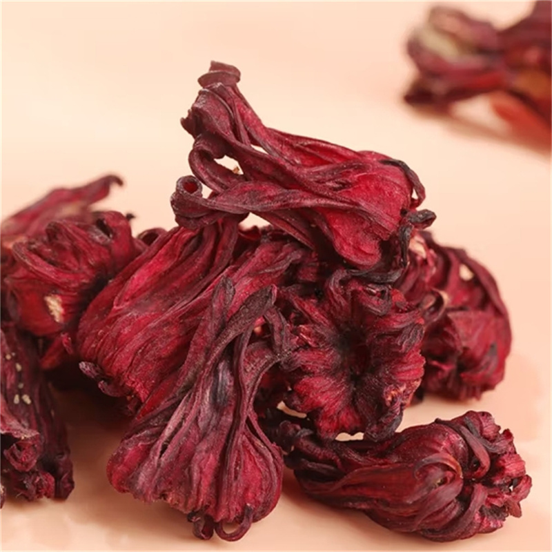 玫瑰茄洛神花草茶叶冲泡水陈皮果脯正品非特级酸梅汤高清大图